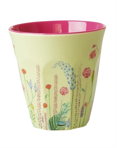 Rice - Mellemkop - Pastelgrøn - Summer Flowers Print 